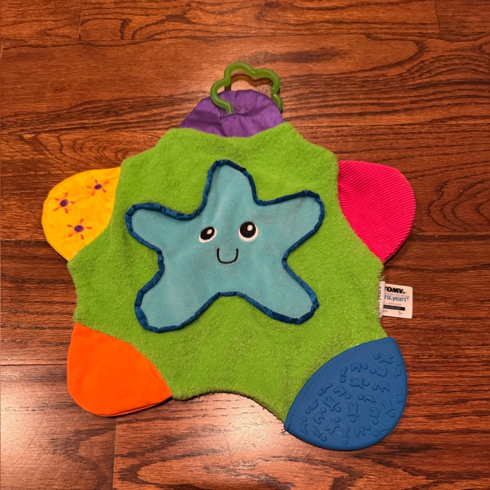Tomy First Year Colorful Starfish Baby Toy